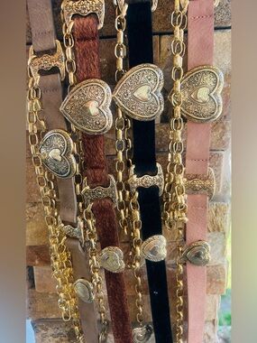 ✨ Heart Concho Chain Belt — MIA Inspo | Adjustable 39” ✨